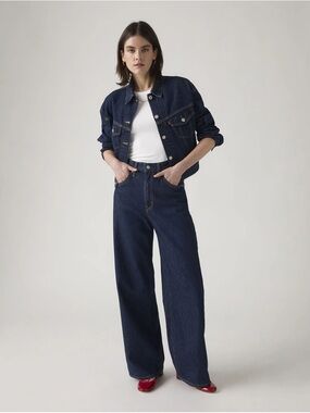 Levi’s Cinch Wide Leg High Waisted Jeans